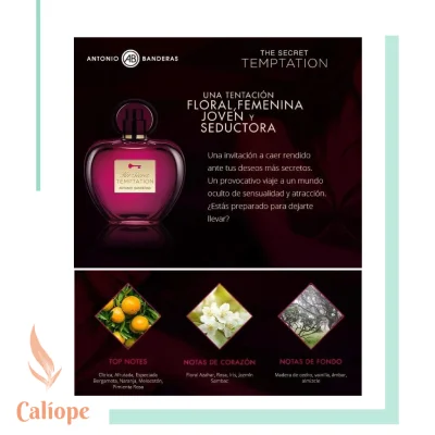 Cofre Her Secret Temtation edt x80ml + deo - Imagen 3